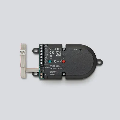 Siedle Bus-Einbautürlautsprecher BTLEP 050-0 | Türlautsprecher Einbau | 124x60x31 mm | IP54 | Kunststoff | schwarz