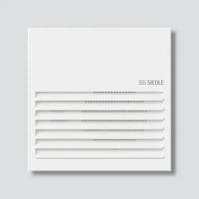 Siedle Bus-Türlautsprecher BTLM 750-0 W | Vario kompatibel | Lautsprecher & Mikrofon | Bus-System | Weiß | 99x99x25mm