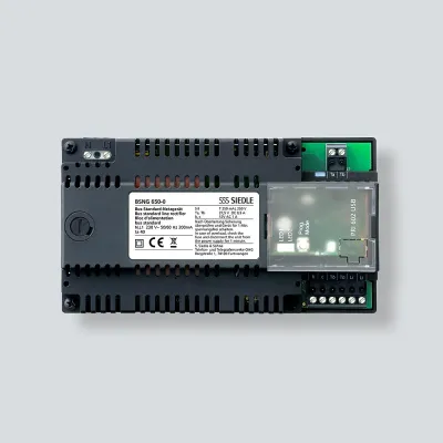 Siedle Bus-Standard-Netzgerät BSNG 650-0 | Steuergerät 12V AC | DIN-Schiene | bis 10 Teilnehmer | IP20 | schwarz