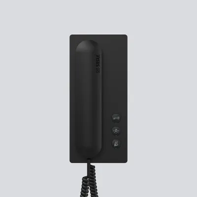 Siedle Bus-Telefon BTS 850-02 S | Haustelefon In-Home-Bus | Aufputzmontage | Türöffner | Rufabschaltung | schwarz