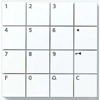 Siedle Codeschloss-Modul COM 611-02 GM Graphitbraun-Metallic Auslauf-/Ersatzbeda