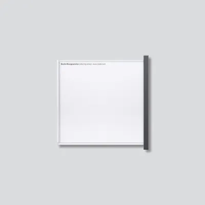 Siedle Info-Kassette IM 612-0 DG 200029975-00 | Ersatzteil Außenstation | Kunststoff | dunkelgrau-glimmer