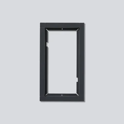 Siedle Kombirahmen KR 611-2/1-0 AG | 2-fach Unterputzrahmen | Kunststoff | 131x231x15 mm | anthrazitgrau