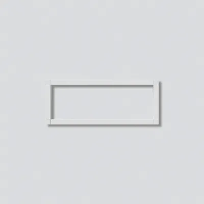 Siedle Kombirahmen KR 611-3/1-0 BG 4919372 | 3-fach Rahmen Unterputz | Aluminium | 331x131x15mm | bernstein-glimmer