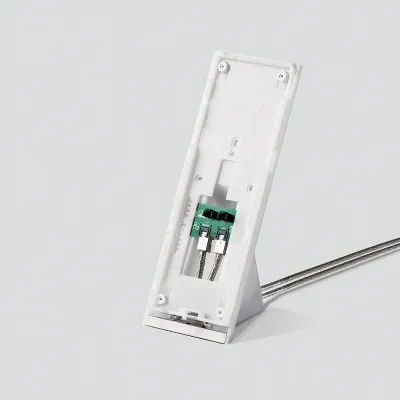 Siedle Access Tischzubehör AZTV 870-0 W | Wand- zu Tischgerät | Innenstation | Kunststoff | rutschfeste Konsole | weiß