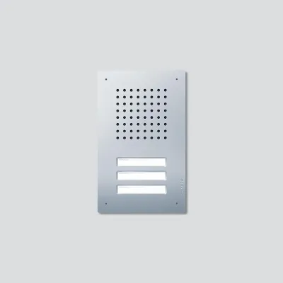 Siedle Audio-Türstation Classic F CL A 03 B-0 | 3 Ruftasten | Edelstahl gebürstet | Unterputz | Vandalismusschutz | IP54