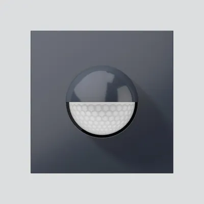 Siedle Bewegungsmelder-Modul BMM 611-0 AG | PIR-Sensor | 180° | Dämmerungsschalter | 99x99x51mm | anthrazit