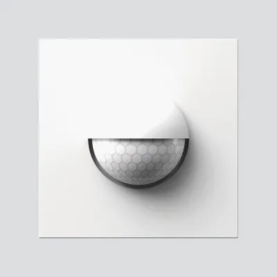 Siedle BMM 611-0 W Bewegungsmelder-Modul | PIR Sensor | Vario-System | 180° Erfassung | Dämmerungsschalter | Weiß