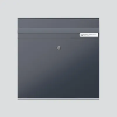 Siedle Briefkasten-Modul BKM 611-4/4-0 AG | Einwurfklappe | Entnahmesicherung DIN EN 13724 | anthrazit | 399x399x117 mm