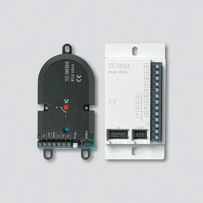Siedle Bus-Einbautürlautsprecher BTLE 051-05 | 12 Ruftasten | Einbau | Bus-System | 124x60x31 mm | Kunststoff | Weiß