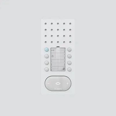 Siedle Bus-Freisprechtelefon BFC 850-0 W | Comfort Intercom | In-Home-Bus | Hörgerätekompatibel | Aufputz | Weiß
