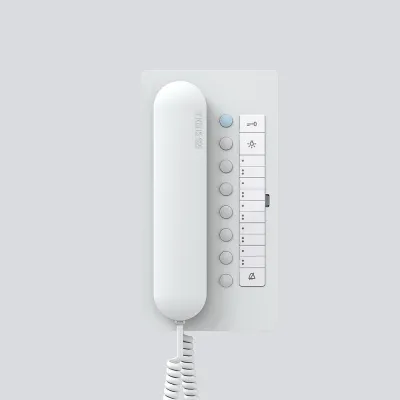 Siedle BTC 850-02 W Bus-Telefon Comfort Weiß | Haustelefon In-Home-Bus Aufputz mit Schaltfunktionen und Rufabschaltung