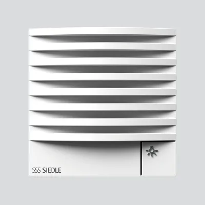 Siedle BTLM 650-04 W | Bus-Türlautsprecher für Vario | Aufputz/Unterputz | Weiß | 99x99x35 mm