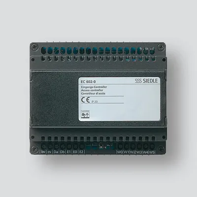 Siedle Eingangs-Controller EC 602-03 DE | Codeschloss- & Key-Modul-Steuerung | systemunabhängig | DIN-Schiene | Schwarz