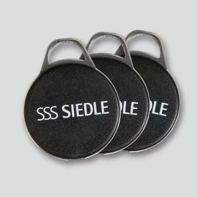Siedle Electronic-Key Schlüssel EK 600-02/03 | Transponderschlüssel 3er Pack | kompatibel mit ELM 600 | IP68 | schwarz
