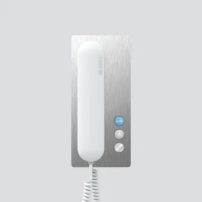 Siedle Haustelefon HTA 811-0 | 6+n Technik | Aufputz | abhörsicher | Lautstärkeregelung | weiß | 91x201x46mm