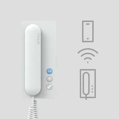 Siedle Haustelefon IQ HTS 210009625-00 | Audio-Innenstation 1+n | WLAN App-Anbindung | Aufputz | weiß | Kunststoff