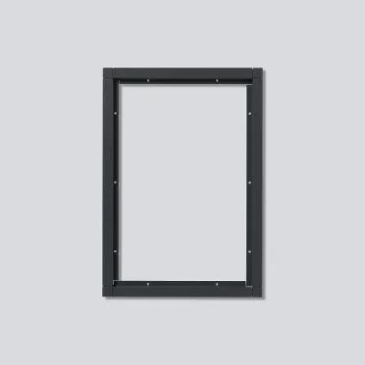 Siedle Kombirahmen KR 611-3/2-0 AG | 6-fach Unterputzrahmen | Aluminium | Anthrazit | Diebstahlsicherung integrierbar