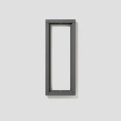 Siedle Kombirahmen KR 611-3/1-0 DG | 3-fach Unterputzrahmen Aluminium | 331x131x15 mm | dunkelgrau-glimmer