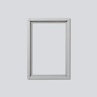 Siedle Kombirahmen KR 611-3/2-0 SM | Rahmen für 6 Module | Unterputzmontage | Aluminium | 331x231x15 mm | silber