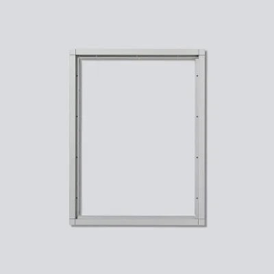 Siedle Kombirahmen KR 611-4/3-0 SM | 12 Module | Unterputz | Aluminium | 431x331x38 mm | Diebstahlsicherung | Silber