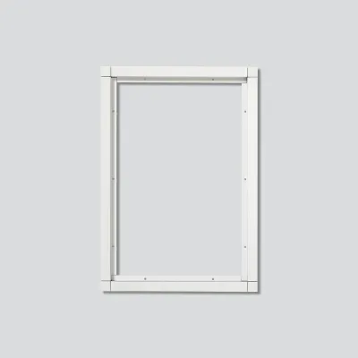 Siedle Kombirahmen KR 611-3/2-0 W | 6-fach Unterputz Rahmen | Aluminium | 331x231x15 mm | weiß
