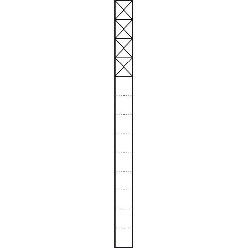 Bild: Siedle&S. Kommunikations-Stele 1,3m sil/met 4Mo KSF 613-4 SM