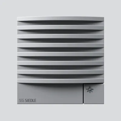 Siedle Türlautsprecher TLM 611-02 SM 6+n | Lautsprecher & Mikrofon | 99x99x35mm | Unterputz/Aufputz | Silber-Metallic
