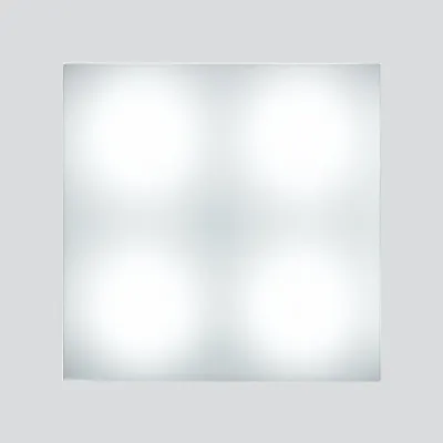 Siedle LED-Lichtmodul LEDM 600-0 | 4 LEDs | 24V DC | 99x99x35mm | IP54 | Aluminium/Kunststoff | transparent