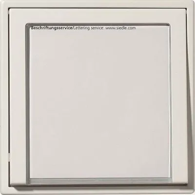 Siedle Tastenmodul TM 511-01 B 12650 | Klingeltaster | 1-fach | Namensschild 69x76 mm | Ersatzteil | braun