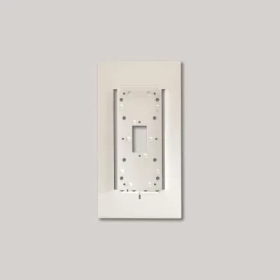 Siedle Nachrüstblende HT/NB 800-0 S | Modernisierung Innenstation | Aufputz | Edelstahl | schwarz | 150x282x1mm