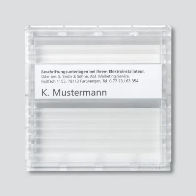 Siedle&S. Sichtfenster klar f.BKV 611 200019641-00