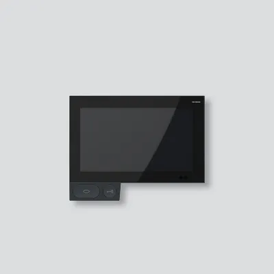 Siedle Video-Innenstation Axiom A 151-10 S | 7 Zoll Touchscreen | Bus-System | Aufputz | PAL Farbbild | schwarz