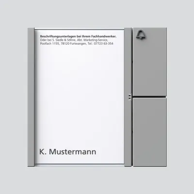 Siedle&S. Tasten-Modul ti/met TM 612-1 TM