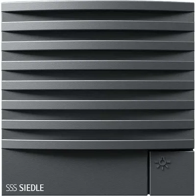 Siedle Türlautsprecher-Modul TLM 612-02 DG | 1+n-System | Siedle Vario | Sprachmodul | 99x99x35 mm | dunkelgrau-glimmer