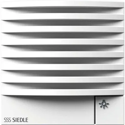 Siedle Türlautsprecher TLM 612-02 W | 1+n System | Vario | 99x99x35 mm | Unterputz/Aufputz | Weiß Kunststoff