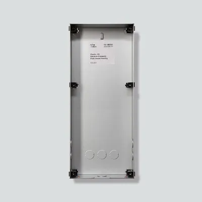 Siedle Unterputzgehäuse GU CL 07-0 | 1-fach | Stahl feuerverzinkt | 154x362x65 mm | Diebstahlsicherung | Silber