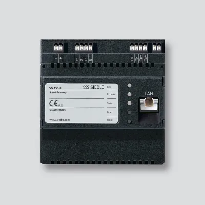 Siedle Smart Gateway SG 150-0 | In-Home-Bus zu IP | DIN-Hutschiene | bis 10 IP-Teilnehmer | Schwarz