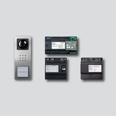 Siedle Video-Türsprechanlage | SET CVSG 850-1-01 | Edelstahl | 1-Familienhaus | Smart Gateway | Aufputz | Silber