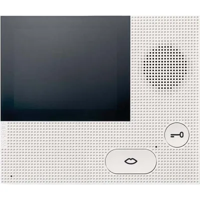 Siedle Video-Innenstation VIB 150-0 Basic | Video-Freisprechstation Aufputz | Bus-System | 3,5" Farbdisplay | Weiß
