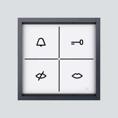 SIEDLE Zustandsanzeige-Modul ZAM 600-01 AG anthrazitgrau