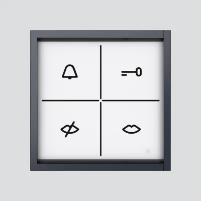 SIEDLE Zustandsanzeige-Modul ZAM 600-01 AG anthrazitgrau