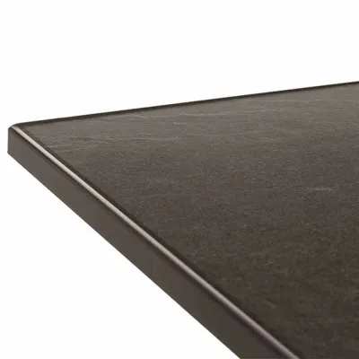 SIEGER Klapptisch 3180-55 | Gartentisch vivodur-Schieferoptik | 165x95x73 cm | wetterfest | eisengrau/anthrazit