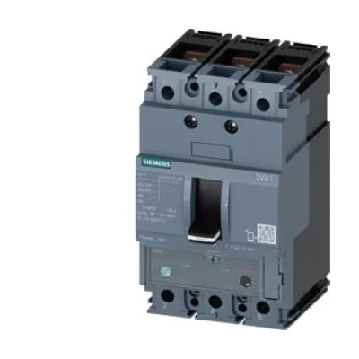 SIEMENS Leistungsschalter 3VA1 3VA1112-4EF32-0AA0 | 125A | 3-polig | Icu 36kA | IEC 160 | Schraubanschluss | IP40