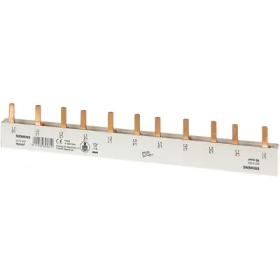 SIEMENS Stiftsammelschiene 5ST3668 | Phasenschiene 3-polig | 16mm² | 196mm | 80A | berührungssicher | für FI/LS-Schalter