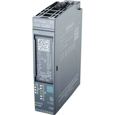 Siemens SIMATIC ET 200SP Digital I/O-Modul 6ES7138-6CG00-0BA0 | 4DI 6DQ Timer | 10x24V DC | IP20 | Zählfunktion