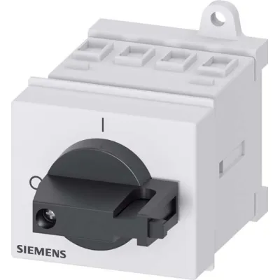 Siemens Hauptschalter 3LD2030-0TK11 | 3-polig 16A | Lasttrennschalter | IP40 | 7,5kW 400V | Knebel schwarz | Einbau
