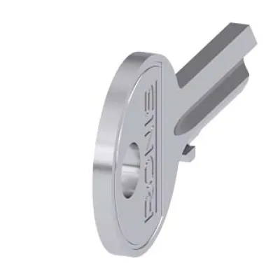 Siemens Schlüssel für RONIS Schlüsselschalter 3SU1950-0FC80-0AA0 | Schließ-Nr. 455 | Zubehör SIRIUS ACT | Metall