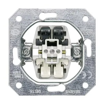 Siemens Tastereinsatz Unterputz 5TD2114 | DELTA | 1-fach Tastschalter | 10A 250V | Metall | IP20 | matt
