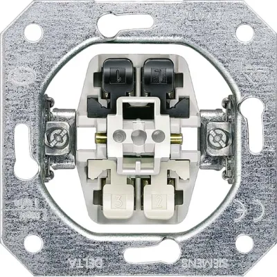 Siemens Tastereinsatz Unterputz 5TD2114 | DELTA | 1-fach Tastschalter | 10A 250V | Metall | IP20 | matt